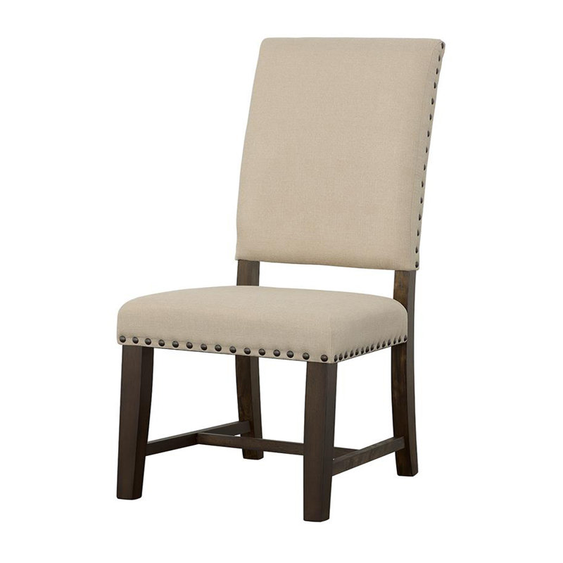 Chaise d'appoint Linneman, Beige, Noir
