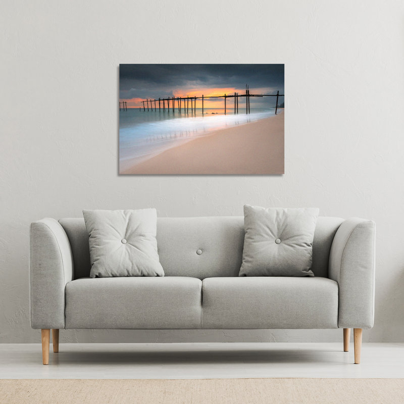 No Title by Andrew Lee - Wrapped Canvas Print