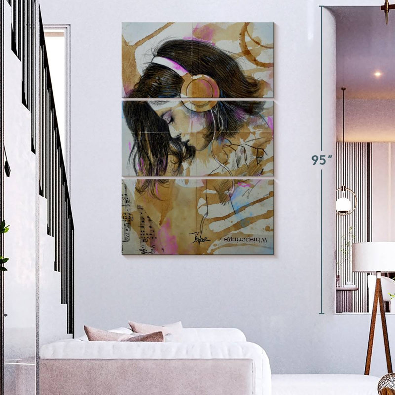 Leisha Whisperings, 74" H x 48" W