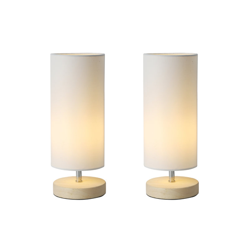 Lampe de table en bois massif Yurith