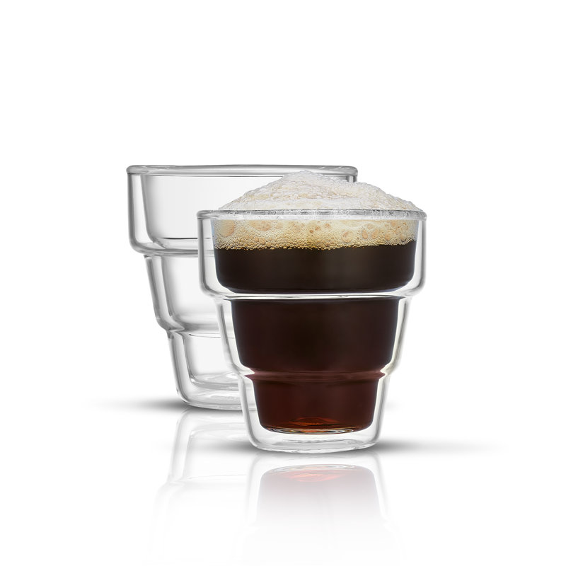 Tasses à espresso en verre JoyJolt Pila, 2