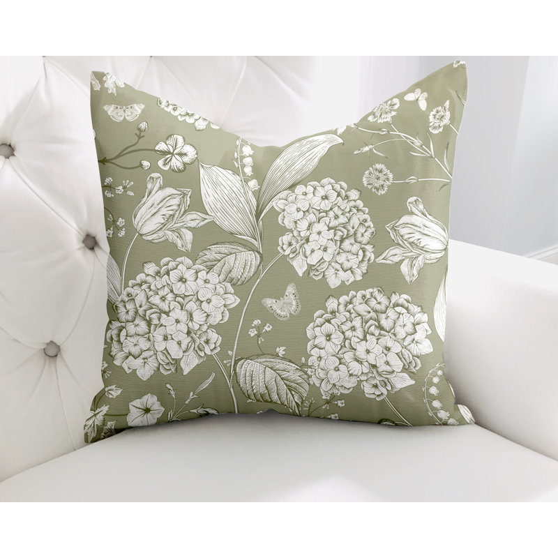 Housse et insert de coussin en coton Lya, L 19 po x H 19 po, Mousse