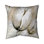 Tulips with typography - 26"x26" Throw pillow - Poly twill - Print on demand