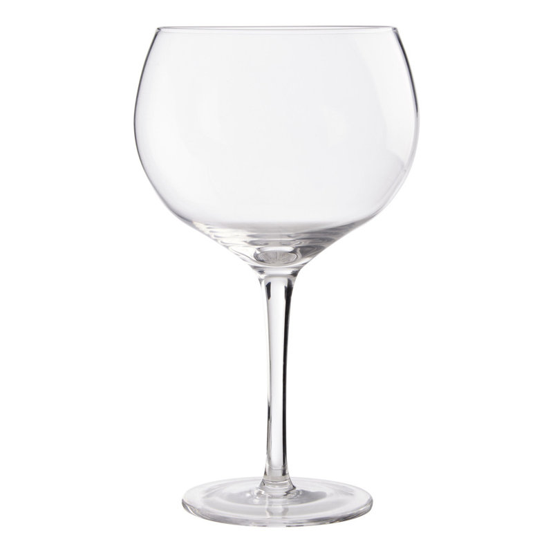 Set Of 2 Clear Gin Glasses