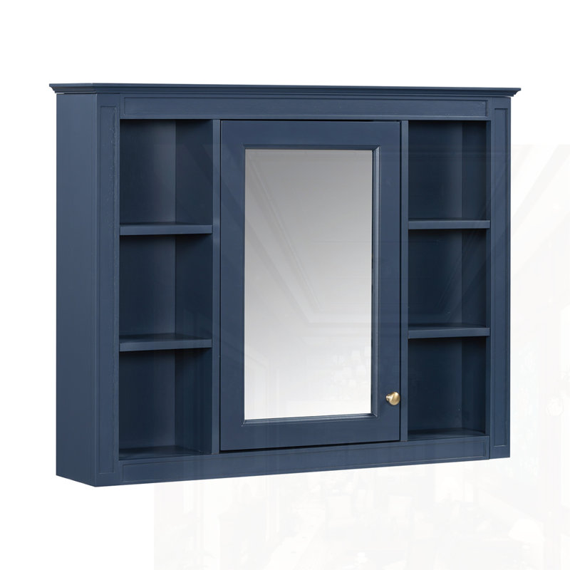 Wall Mounted Medicine Cabinet, Blue