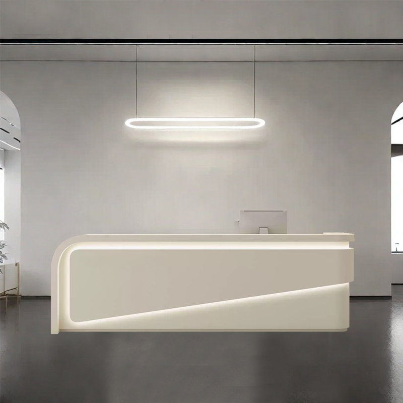 Artistic Soul XKX Premium Furniture Rectangular Modern Front Desk ...