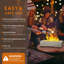 Cement Ethanol Tabletop Fireplace with Flame Guard