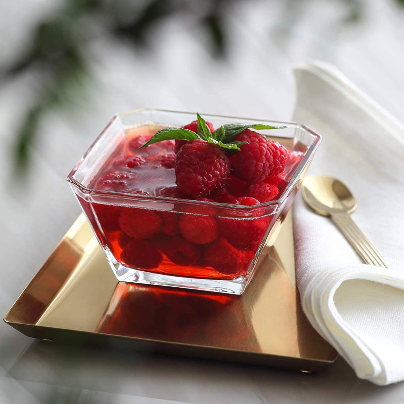 Bol en verre transparent de 10 oz