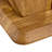 Wood Texture Sticker-Patterned MDF Square Coffee Table.