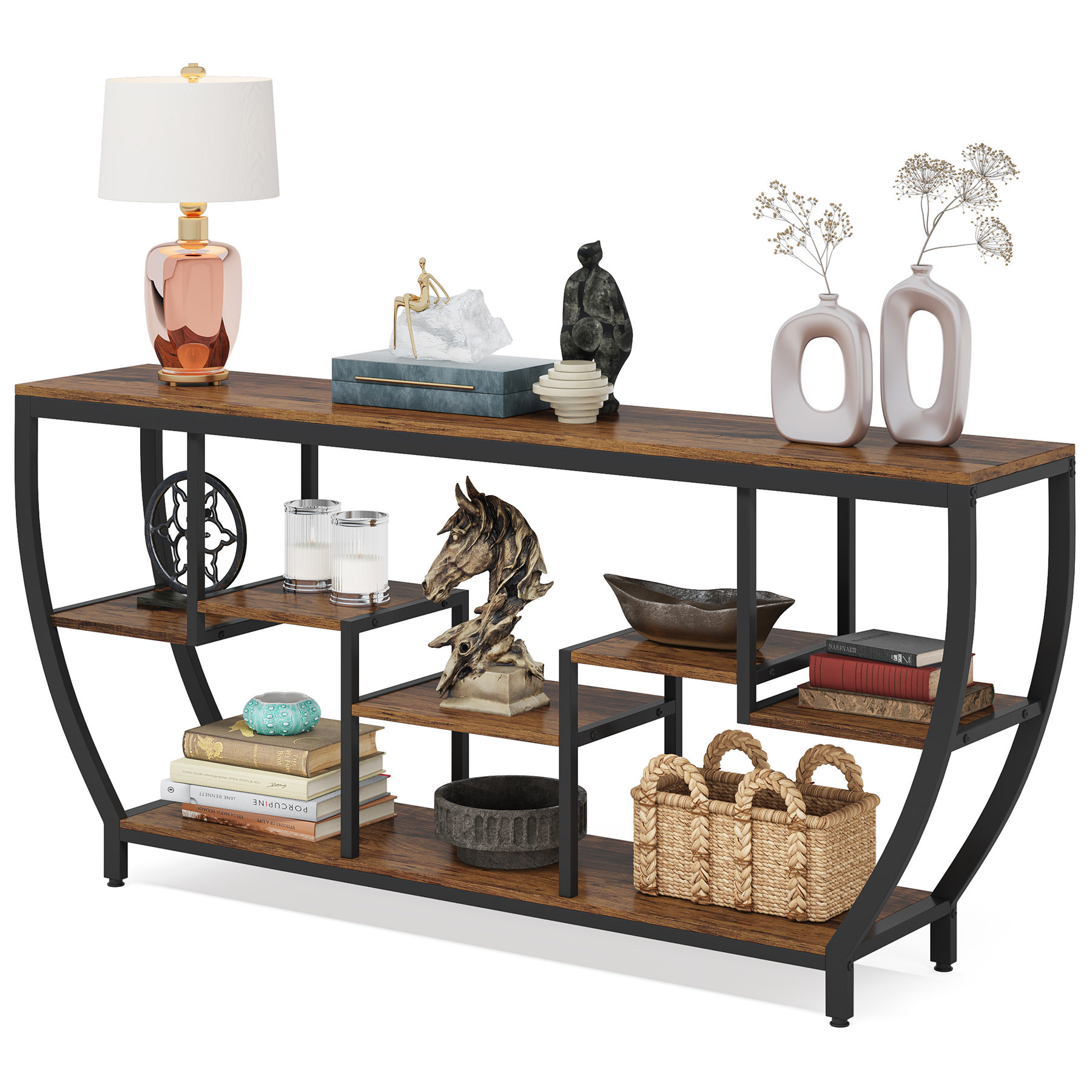 17 Stories Herrle 70.9 Console Table Reviews Wayfair