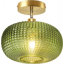 Plafonnier semi-encastré doré, luminaires de couloir, luminaire de plafond rétro, plafonnier en verre globe, plafonnier suspendu, éclairage de maison de campagne pour entrée de salle de bain