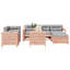 Wicker 4 - Person Garden Lounge Set