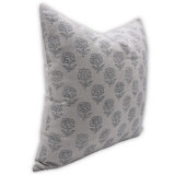 Block Print Throw Pillow Cover MNHGRTLSquare