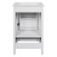 Meuble-lavabo autoportant de 20 po avec lavabo, tiroir et porte en céramique Denbo-353169933