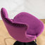 Velours, mauve, siège réglable de 25 à 33 pouces de hauteur, base de 17,7 po, rivets faits à la main et martelés, 2 de velours mauve confortable pour pub de cuisine, boutons stables tirés à la main, 2, Sw1812pp-1520335431