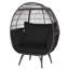 Chaise de patio avec coussins Donavan-668381965