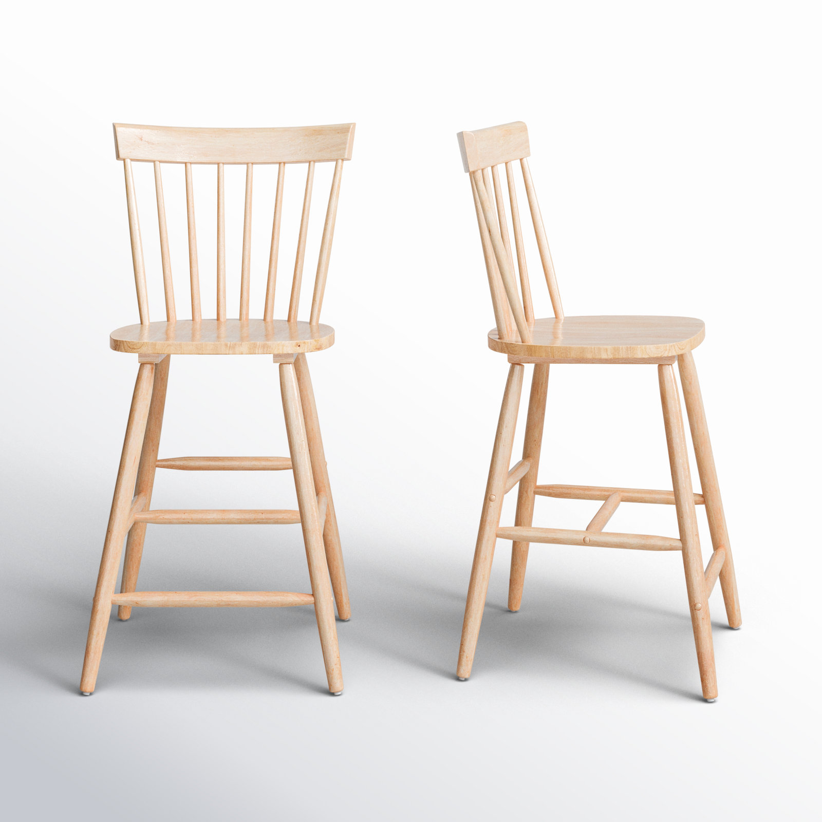 Stacee Bar Stool, Natural, Counter Stool (24" Seat Height)