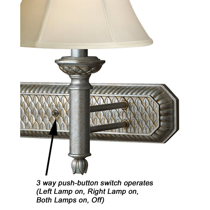 Resin Armed Sconce