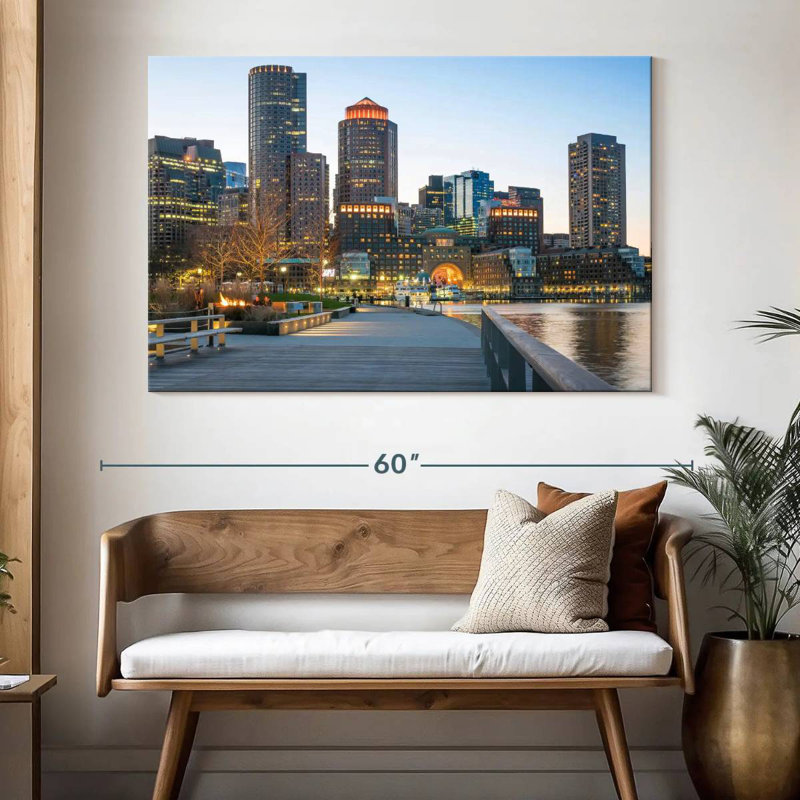 Boston Harborwalk, H 34 po x l 51 po