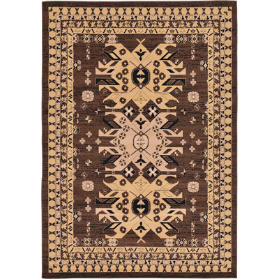 Tapis brun Adonnis