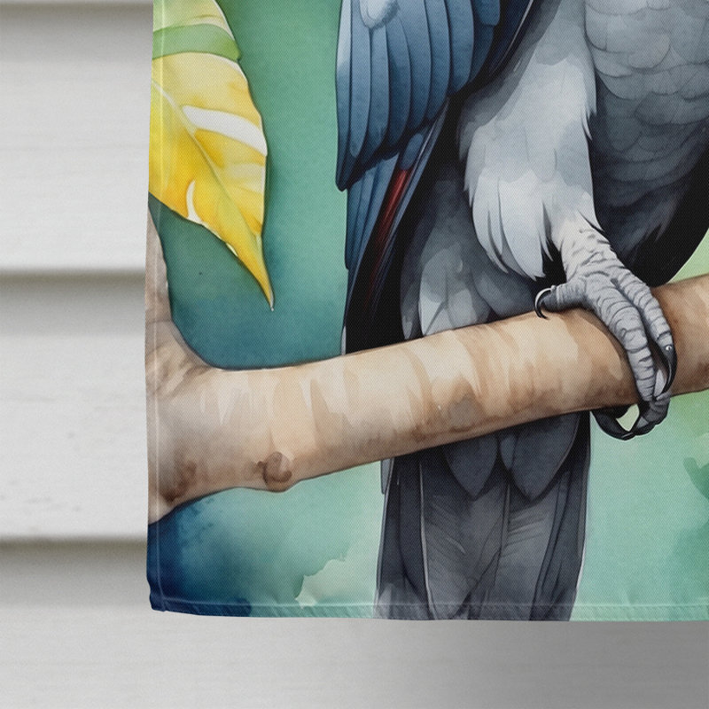 Drapeau pour la maison, Perroquet jaco