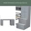 Lit mezzanine pour enfants avec tiroirs Jobina-126302310-126302304