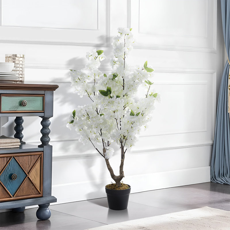 105cm Faux Cherry Tree in Pot
