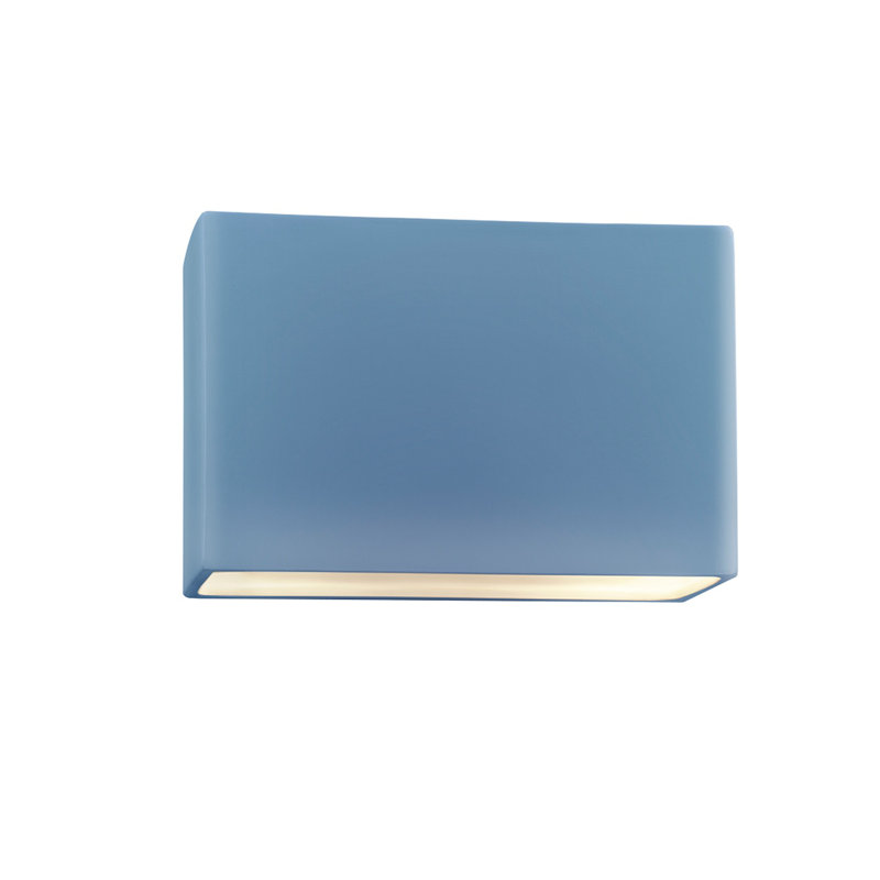 Ambiance Collection™ LED Outdoor Flush Mount, Sky Blue, No, 8" H x 12" W x 4" D
