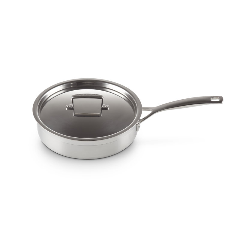 Le Creuset 3-Ply Stainless Steel Saute Pan 24cm