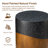 17.75"H Multi-Functional MGO Faux Terrazzo And Wood Texture Garden Stool