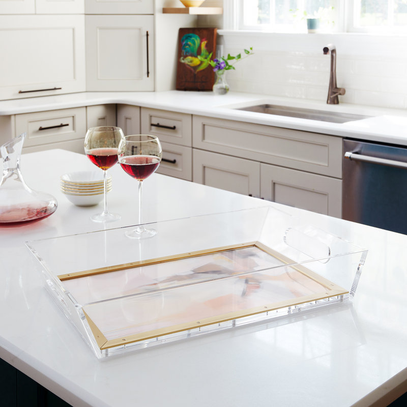 Wexel Art Gold Changeable Tray, Clear Gold