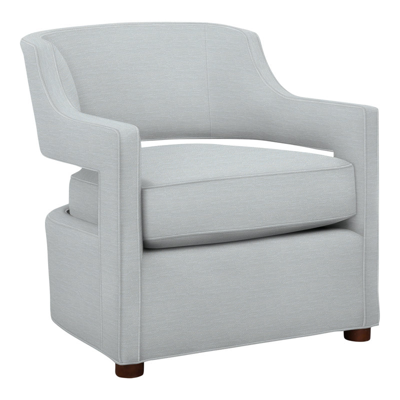 Chaise longue Phoebe, Perigold Tres Chic bleu glacier