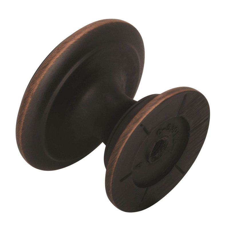 Poignée d'armoire en bronze huilé de 1 1/4 po (32 mm) Ravino, Bronze frotté à l'huile