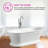 59" x 30" Freestanding Soaking Acrylic Bathtub-83853810