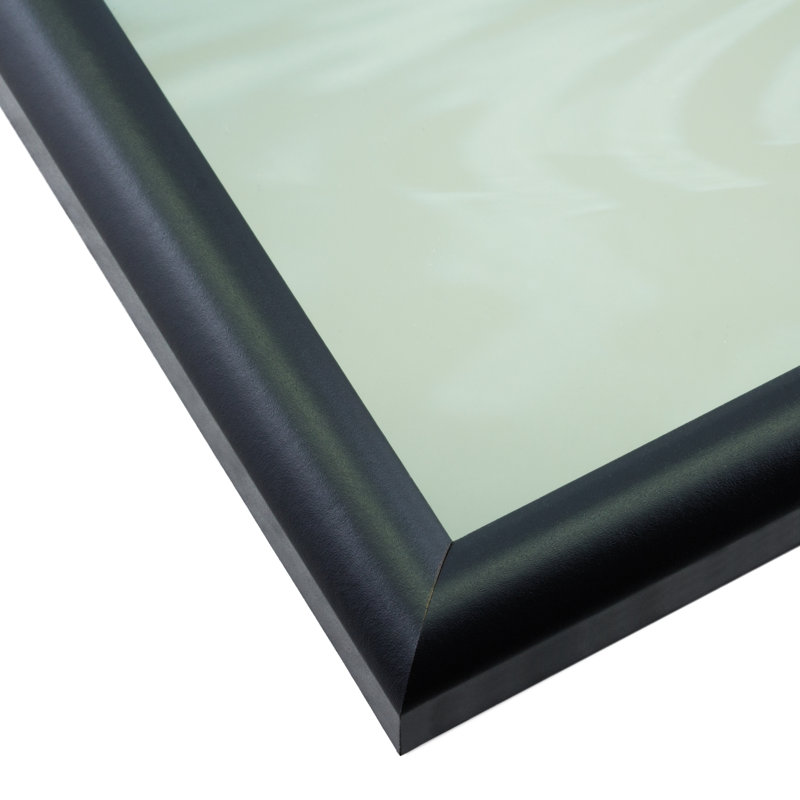 Torra Black Matte Picture Frame - Set of 4 with Mat, 12" x 18" Matted to 10" x 13"