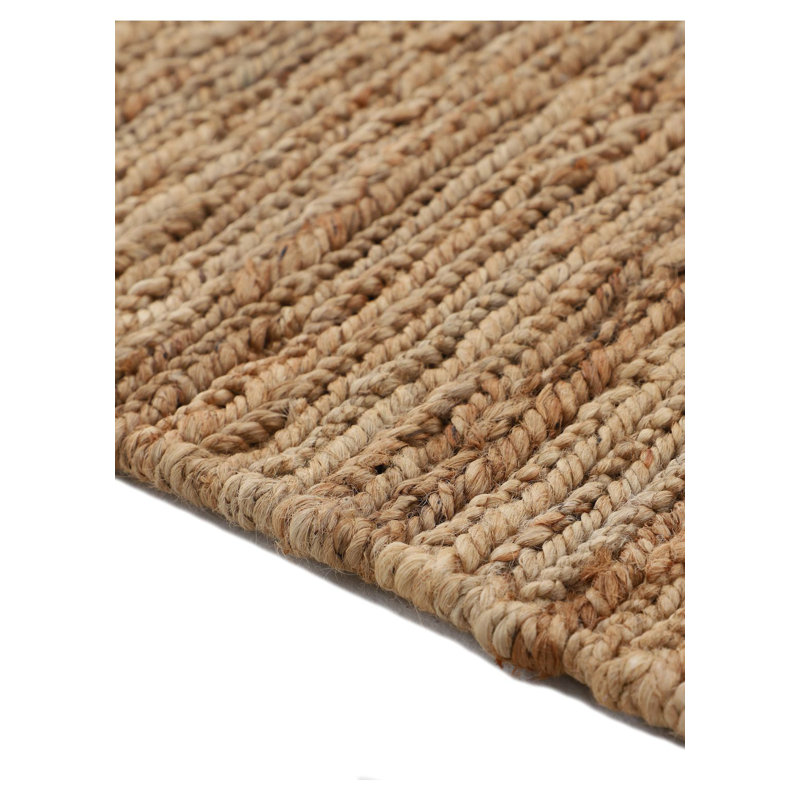 Nala Handwoven Nature Jute Beige Rug, Rectangle 300cm x 400cm