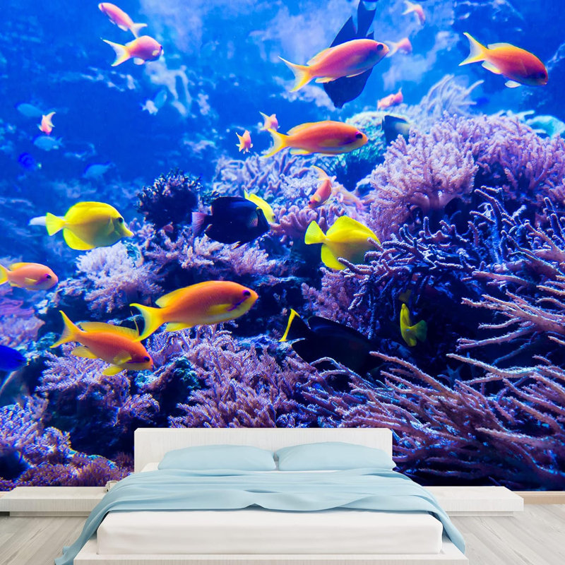 Nautical Ocean Border, 100" L x 144" W