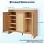 24 Pair Shoe Storage Cabinet-850091823