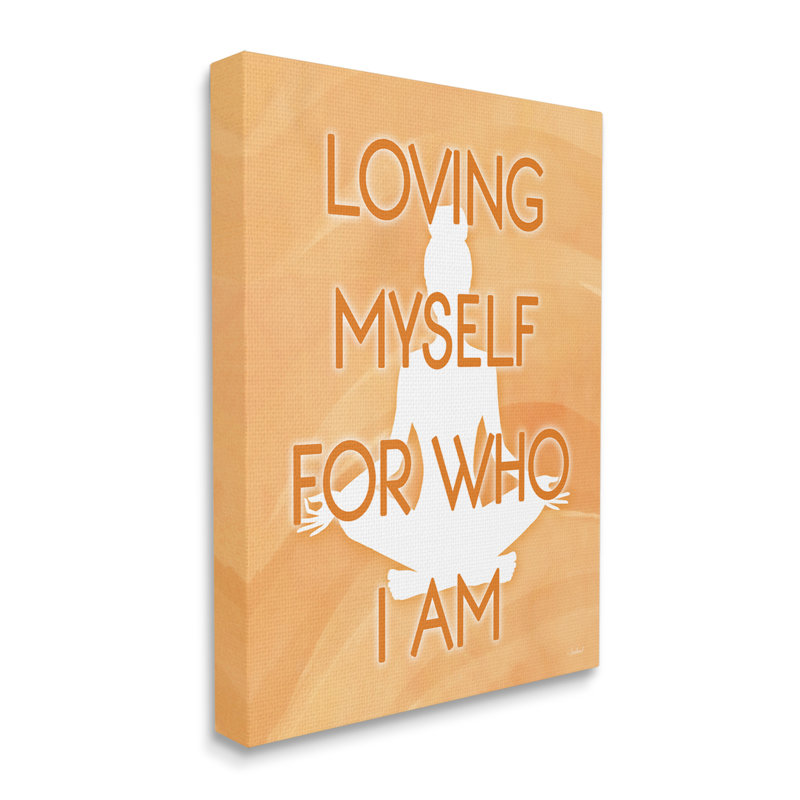 Aimer qui je suis, Plaque murale, H 16 po x l 16 po x P 1,5 po