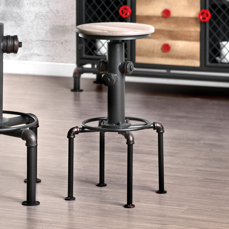 Peres Swivel Counter Stool with Metal Frame