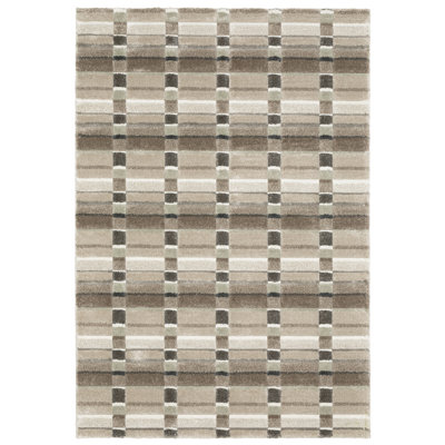 Tapis brun / beige Adreanna