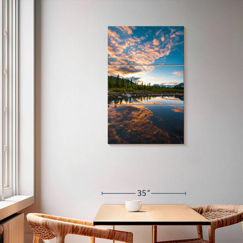 Alvord Alaskan Evening, 57" H x 36" W