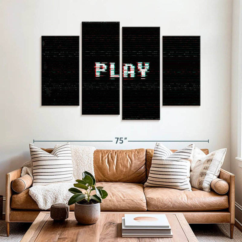 Senne Play Typography, 32" H x 52" W