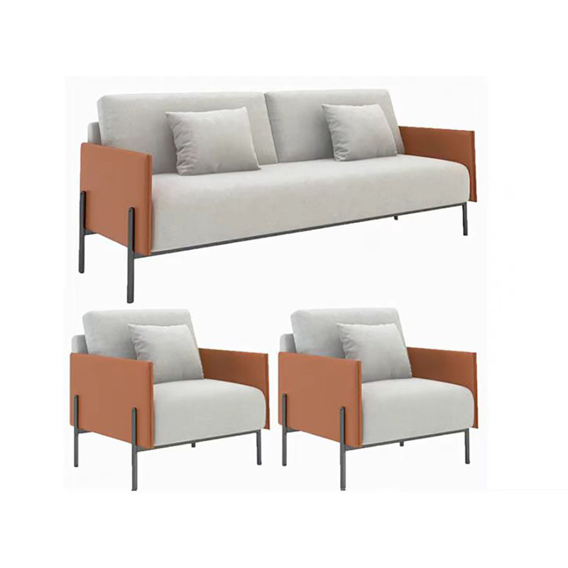 Leta, Orange / blanc cassé