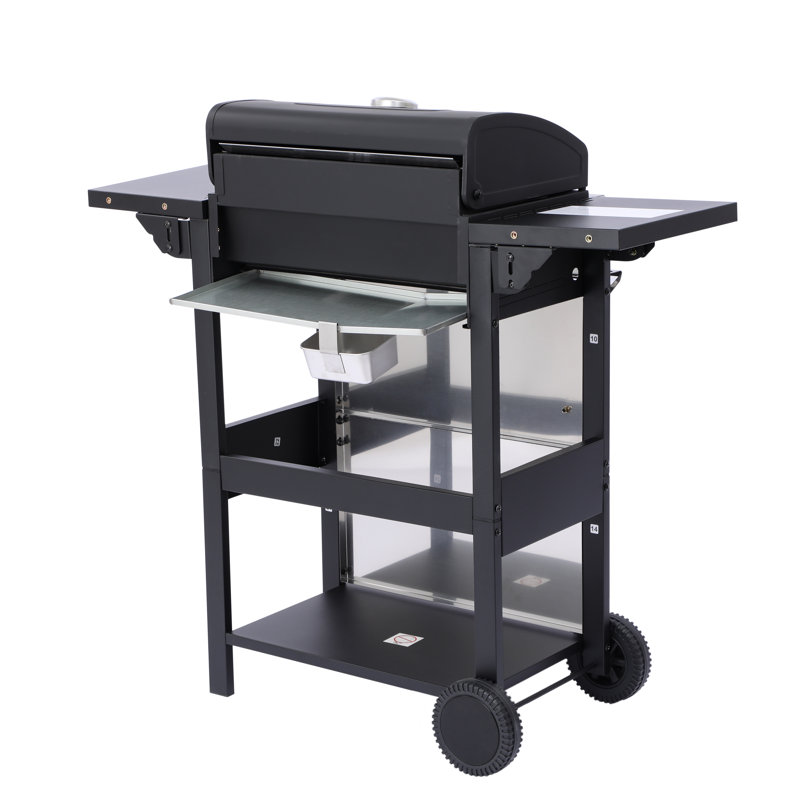 Avec thermolaquage résistant aux températures élevées (550c), barbecue à 3 brûleurs