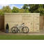 10 Ft. W x 3 Ft. D Shiplap Pent Wooden Shed