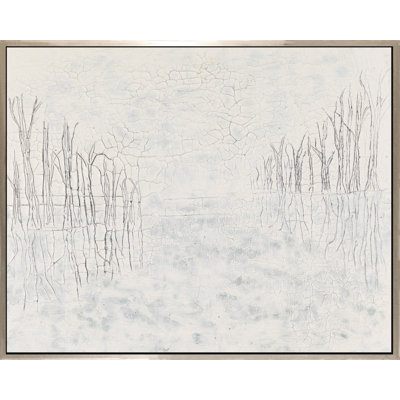 Winter Lake Painting
