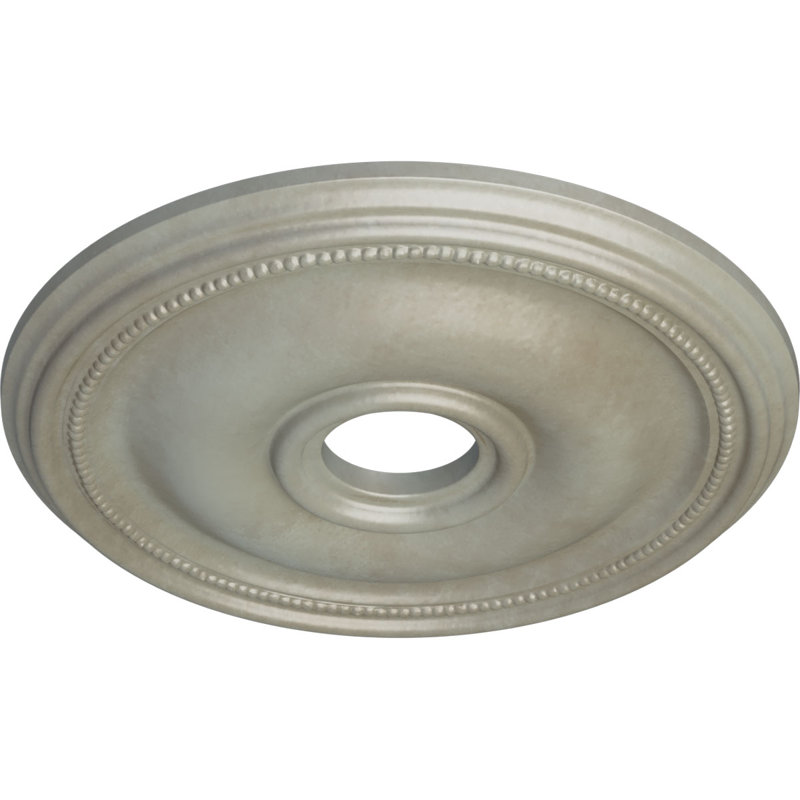Médaillon de plafond H 18,125 po x l 18,125 po Bedford, Doré Flash