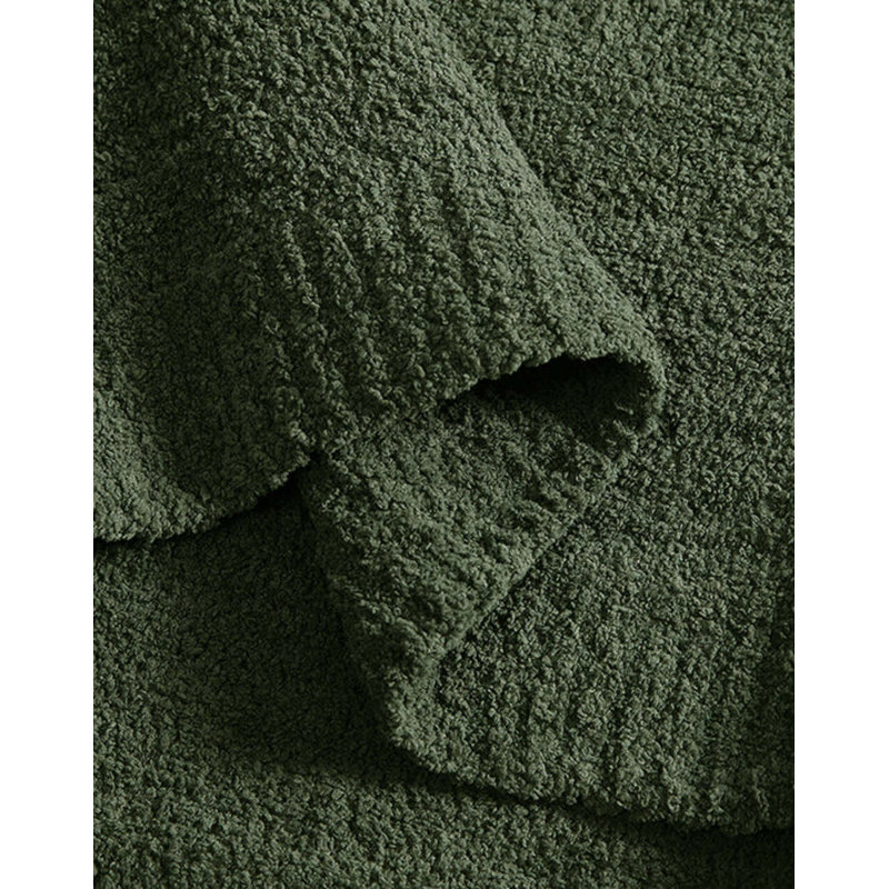 Snug Sham Set, King, Moss