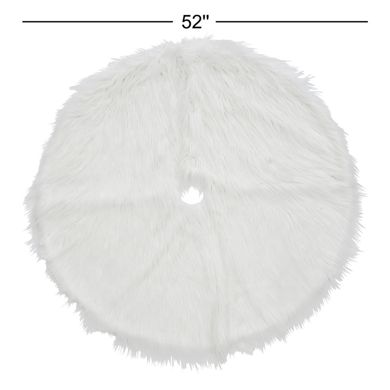 Jupe d'arbre blanche National Store Company, L 52 po